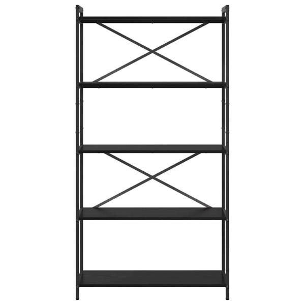 Bücherregal Schwarze Eiche 80 x 30 x 153 cm Holzwerkstoff