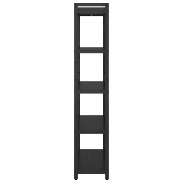Bücherregal Schwarze Eiche 80 x 30 x 153 cm Holzwerkstoff