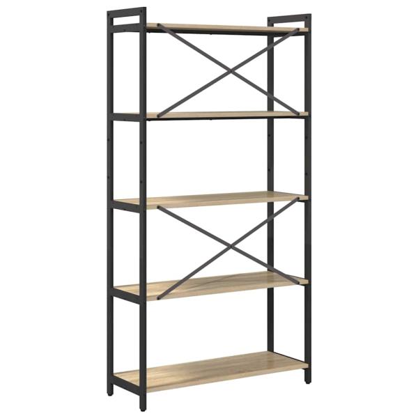 Bücherregal Sonoma Eiche 80 x 30 x 153 cm Holzwerkstoff