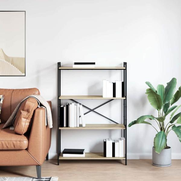 Bücherregal Sonoma Eiche 80 x 30 x 118 cm Spanplatte