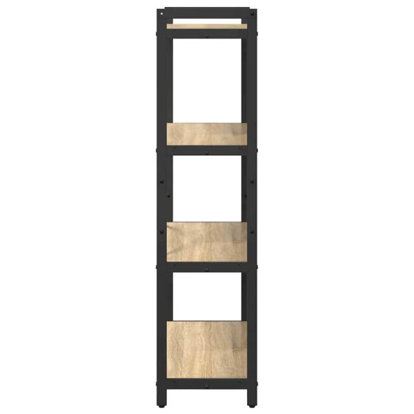 Bücherregal Sonoma Eiche 80 x 30 x 118 cm Spanplatte
