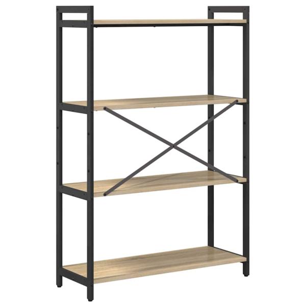 Bücherregal Sonoma Eiche 80 x 30 x 118 cm Spanplatte