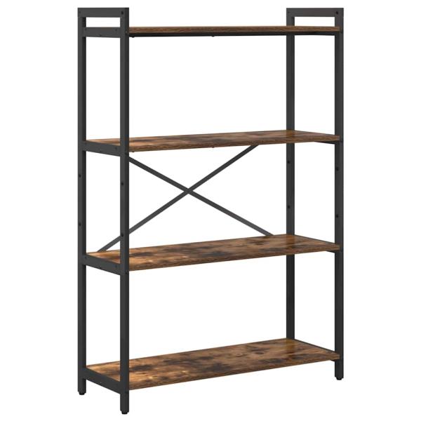 Bücherregal Räuchereiche 80 x 30 x 118 cm Holz
