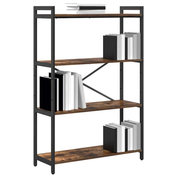 Bücherregal Räuchereiche 80 x 30 x 118 cm Holz