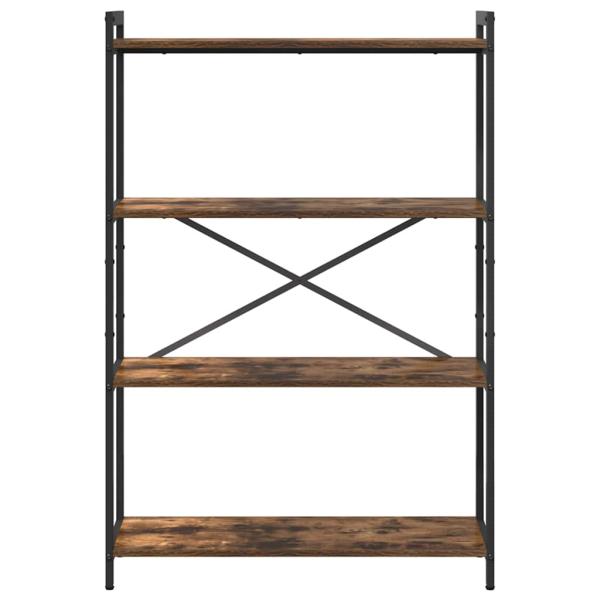 Bücherregal Räuchereiche 80 x 30 x 118 cm Holz