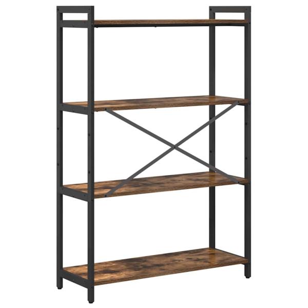 Bücherregal Räuchereiche 80 x 30 x 118 cm Holz