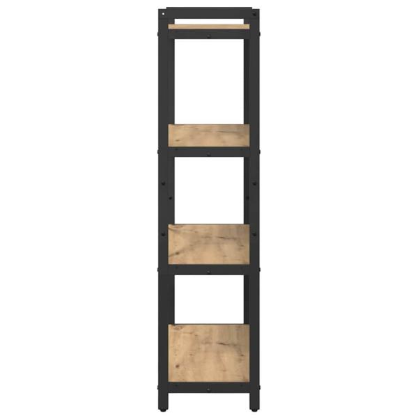 Bücherregal Eiche handwerklich 80 x 30 x 118 cm Holzwerkstoff