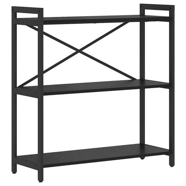 Bücherregal Schwarze Eiche 80 x 30 x 83 cm Holzwerkstoff