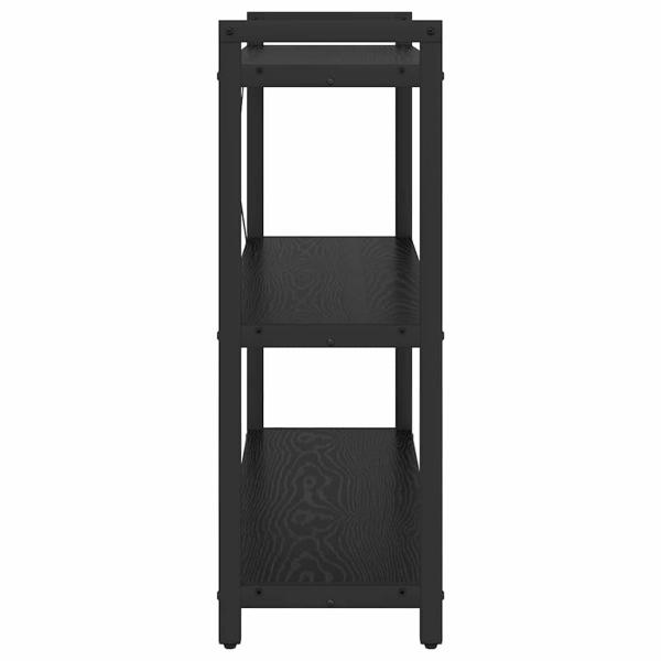 Bücherregal Schwarze Eiche 80 x 30 x 83 cm Holzwerkstoff