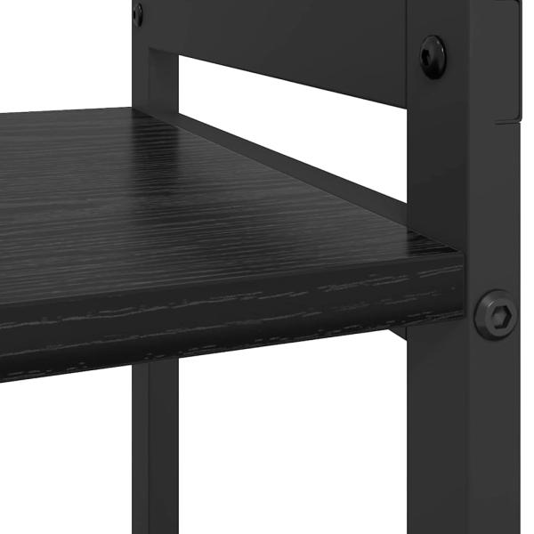 Bücherregal Schwarze Eiche 80 x 30 x 83 cm Holzwerkstoff