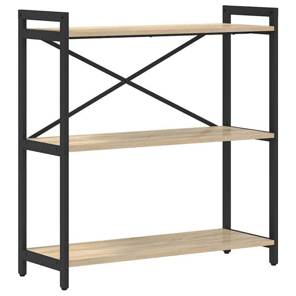 Bücherregal Sonoma Eiche 80 x 30 x 83 cm Spanplatte