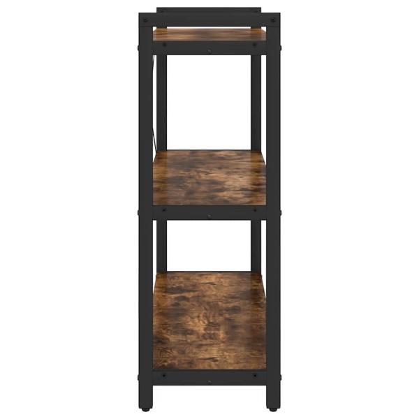 Bücherregal Räuchereiche 80 x 30 x 83 cm Spanplatte