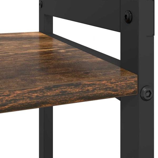 Bücherregal Räuchereiche 80 x 30 x 83 cm Spanplatte