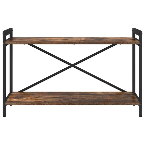 Bücherregal Räuchereiche 80 x 30 x 48,5 cm Holzwerkstoff