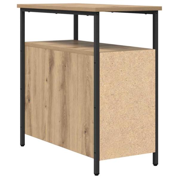 Nachttisch mit Schubladen Eiche handwerklich 30 x 60 x 60 cm
