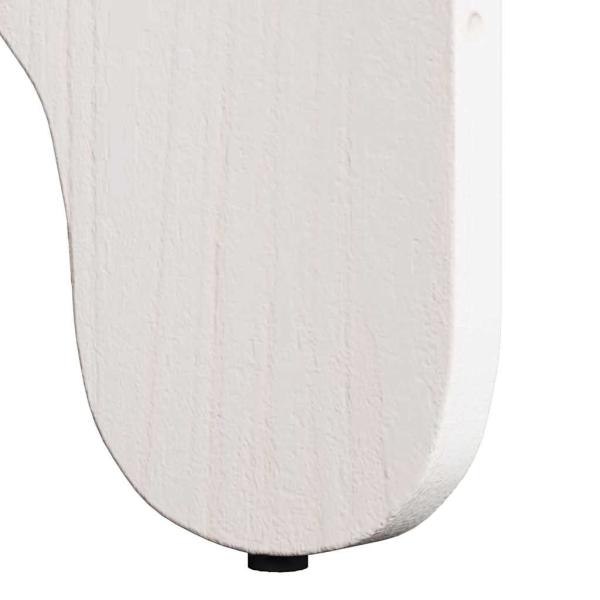 Kaffeetisch Set 2 pcs Weiß 39.5 x 39.5 x 30 cm Massivkiefer