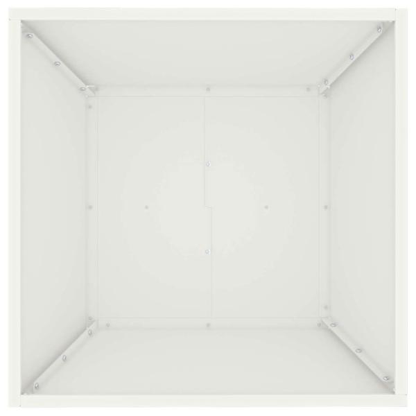 Kunststoff-Pflanzer 5 pcs Weiß 50 x 50 x 15 cm Stahl