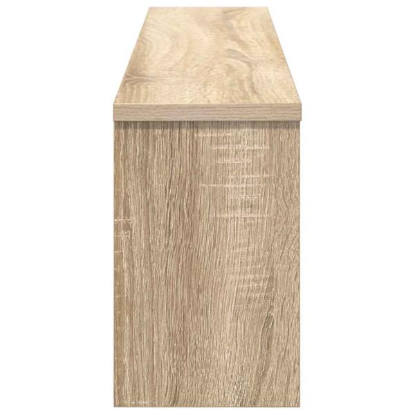 ARDEBO.de - Wandmontierter Kleiderständer Sonoma Eiche 100 x 16 x 26 cm