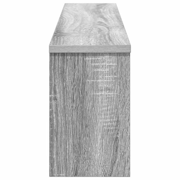 Wandmontierter Kleiderständer Grau Sonoma 100 x 16 x 26 cm