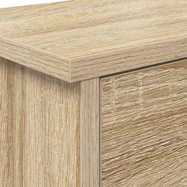 Wandmontierter Kleiderständer Sonoma Eiche 50 x 20 x 30 cm