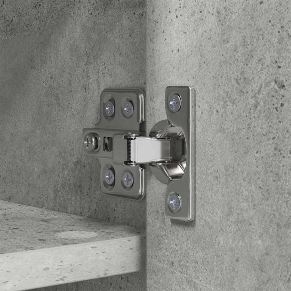 Wandmontierter Kleiderständer Betongrau 50 x 20 x 30 cm