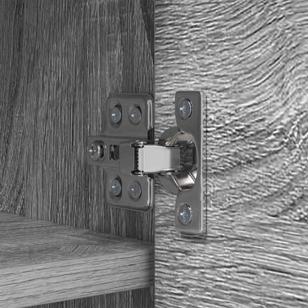 Wandmontierter Kleiderständer Grau Sonoma 50 x 20 x 30 cm