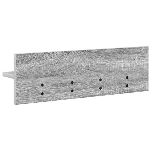 Wandmontierter Kleiderständer Grau Sonoma 60 x 10.5 x 18 cm