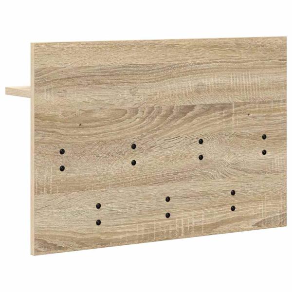 Wandmontierter Kleiderständer Sonoma Eiche 60 x 40 x 12 cm