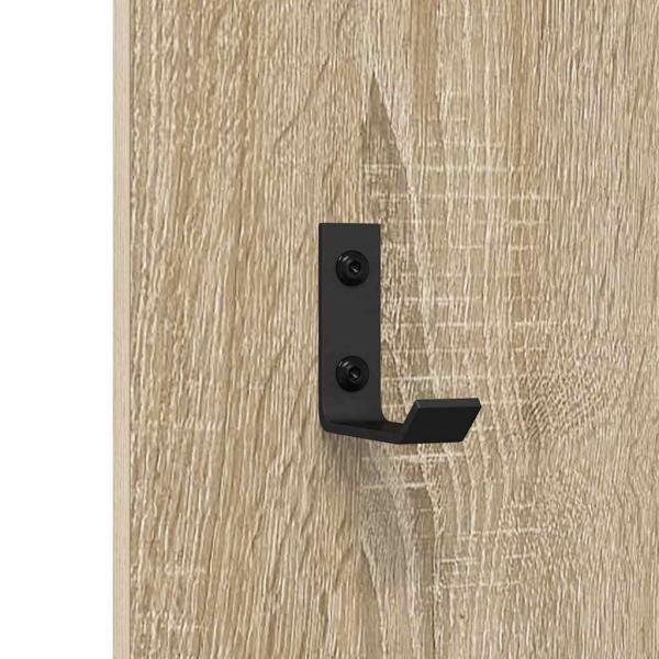 Wandmontierter Kleiderständer Sonoma Eiche 30 x 1.5 x 80 cm