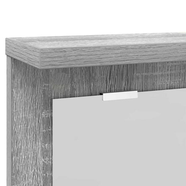 Wandmontierter Kleiderständer Grau Sonoma 85 x 10 x 45 cm