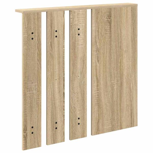 Wandmontierter Kleiderständer Sonoma Eiche 84 x 10 x 80 cm