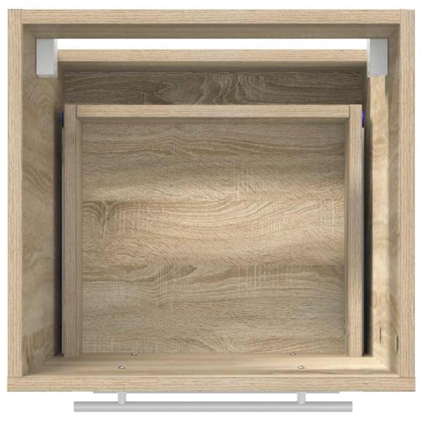 Badezimmer Schrank Sonoma Eiche 41 x 38,5 x 48 cm Holzwerkstoff