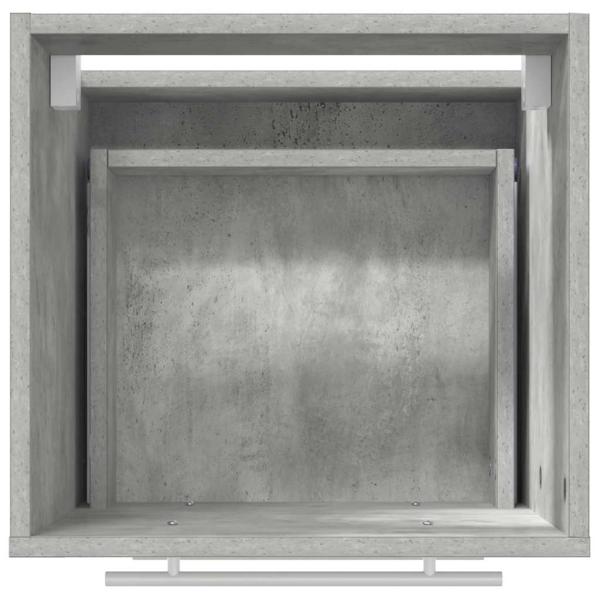 Badezimmer Schrank Betongrau 41 x 38,5 x 48 cm Holzwerkstoff
