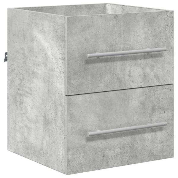 Badezimmer Schrank Betongrau 41 x 38,5 x 48 cm Holzwerkstoff