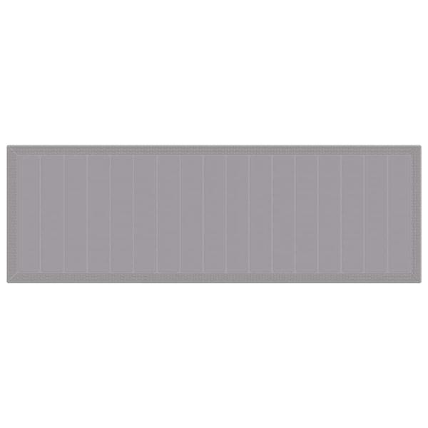 Garten Essgruppe 13 pcs Hellgrau 300 x 100 x 73 cm Poly Rattan