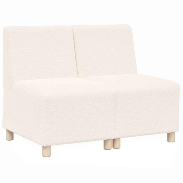 Sofa Chiar 2 pcs Creme 55 x 74 x 82 cm Cordstoff