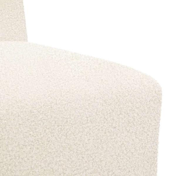 Sofa Chiar 2 pcs Creme 55 x 74 x 82 cm Cordstoff