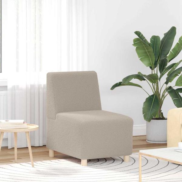 Sofa Chiar 3 pcs Hellgrau 55 x 74 x 82 cm Cordstoff