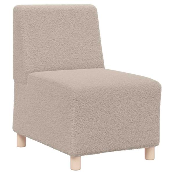 Sofa Chiar 3 pcs Hellgrau 55 x 74 x 82 cm Cordstoff