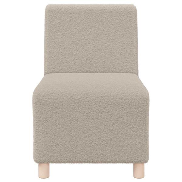 Sofa Chiar 3 pcs Hellgrau 55 x 74 x 82 cm Cordstoff