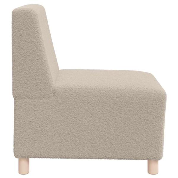 Sofa Chiar 3 pcs Hellgrau 55 x 74 x 82 cm Cordstoff