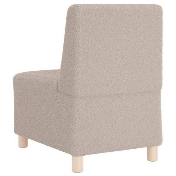 Sofa Chiar 3 pcs Hellgrau 55 x 74 x 82 cm Cordstoff