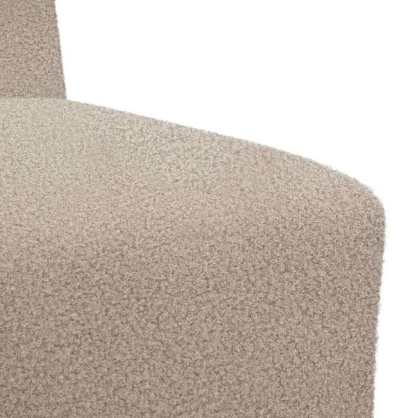 Sofa Chiar 3 pcs Hellgrau 55 x 74 x 82 cm Cordstoff