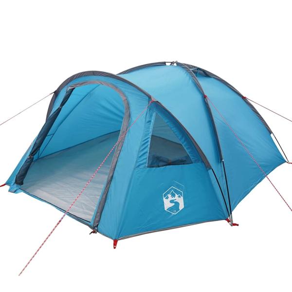 Zelt mit Dach Blau Mittel Polyester