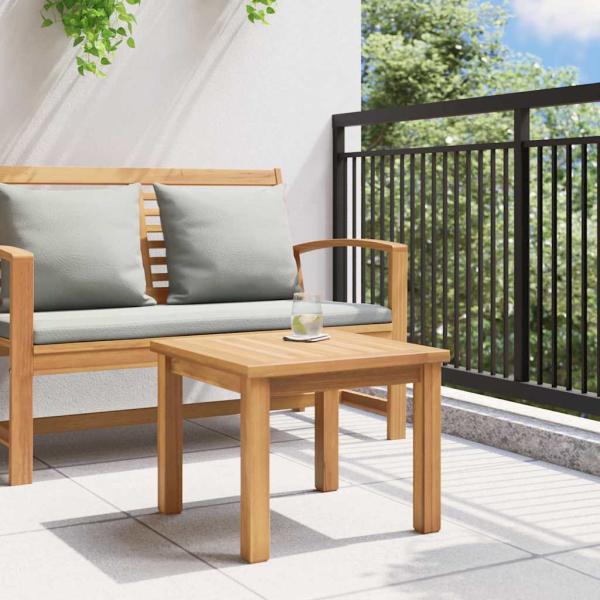 Couchtisch Braun 45 x 45 x 36 cm Massives Teakholz