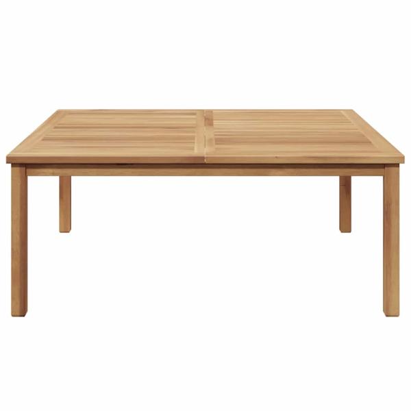 Couchtisch Braun 110 x 110 x 45 cm Massives Teakholz