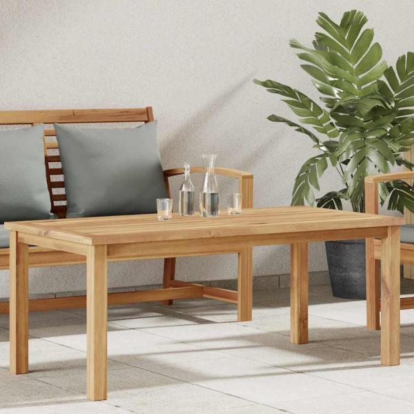 ARDEBO.de - Couchtisch Braun 110 x 55 x 45 cm Massives Teakholz