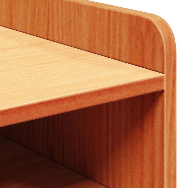 Nachttische 2 pcs Wachsbraun 38 x 36 x 29,5 cm Massivkiefer