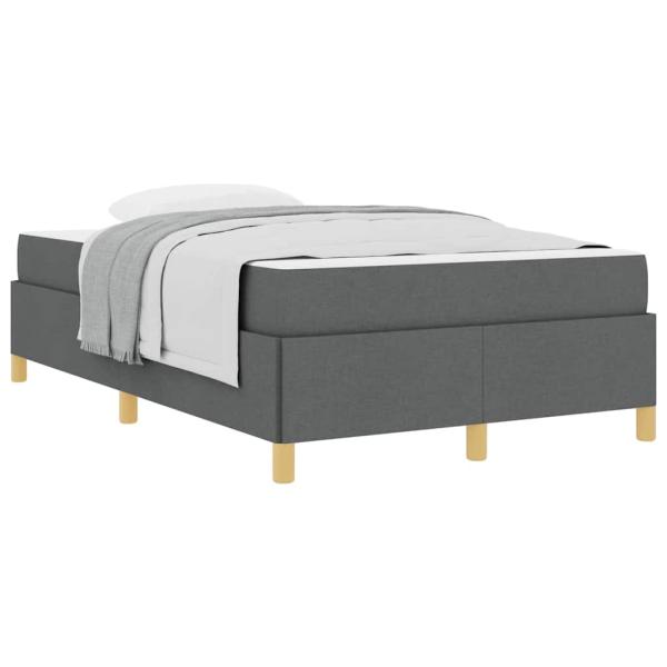 Boxspringbett Sonstiges Dunkelgrau 120 x 190 cm Stoff