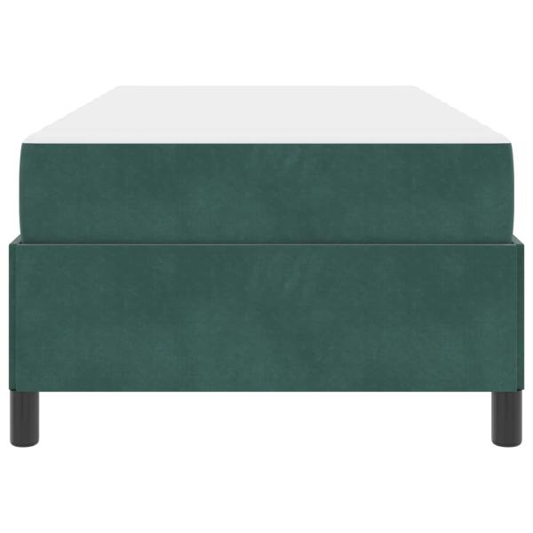 Bettgestell Sonstiges Weiß und Hellgrau 90 x 190 cm Samt